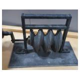 CAST IRON ANTIQUE TELEPHONE CRANK