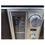 MTA ANTIQUE AM/FM TABLETOP RADIO & THERMOMETER