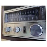 MTA ANTIQUE AM/FM TABLETOP RADIO & THERMOMETER