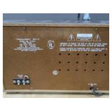 MTA ANTIQUE AM/FM TABLETOP RADIO & THERMOMETER
