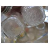 OVER 30 ALASKA 1 PINT COLLECTABLE MILK BOTTLES, SPONGES AND MORE
