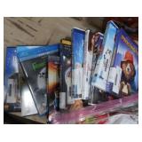 LARGE LOT OF GAMES, PUZZLES AND MOVIES