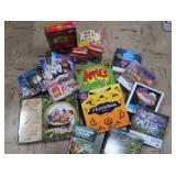 LARGE LOT OF GAMES, PUZZLES AND MOVIES
