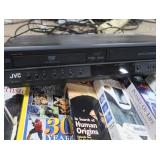 DVD/VHS PLAYER AND VHS TAPES