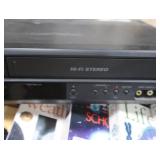 DVD/VHS PLAYER AND VHS TAPES
