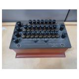 DEEP CHERRY WOOD RESISTANCE BOX