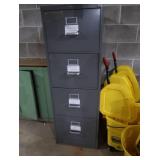 4 DRAWER METAL FILE CABINET
