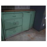 ANTIQUE ALPINE PAINTED CABINET