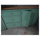 ANTIQUE ALPINE PAINTED CABINET