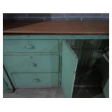 ANTIQUE ALPINE PAINTED CABINET