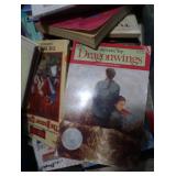 NICE LARGE CONTAINER FULL OF READING BOOKS