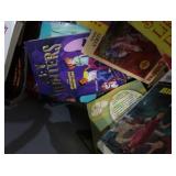NICE LARGE CONTAINER FULL OF READING BOOKS