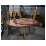 VERY NICE ROUND OAK TABLES