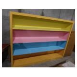 COLORFUL LONG WOODEN SHELF
