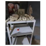 METAL ROLLY CART WITH MINI HUMAN ANATOMY DEMONSTRATION