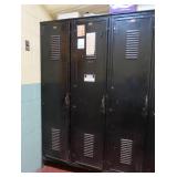 OVERSIZED VINTAGE METAL LOCKERS