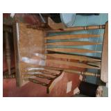 OVERSIZED WOODEN ROCKING CHAIR