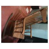 OVERSIZED WOODEN ROCKING CHAIR