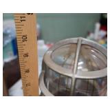 GLASS AND METAL LIGHT FIXTURE