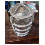 GLASS AND METAL LIGHT FIXTURE