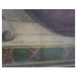HISTORIC ANTIQUE  3~PANEL MURAL OVER 10 FEET LONG "BLASHFIELD / SIMMONS / WALKER"