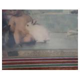 HISTORIC ANTIQUE  3~PANEL MURAL OVER 10 FEET LONG "BLASHFIELD / SIMMONS / WALKER"