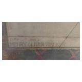 HISTORIC ANTIQUE  3~PANEL MURAL OVER 10 FEET LONG "BLASHFIELD / SIMMONS / WALKER"