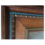 HISTORIC ANTIQUE  3~PANEL MURAL OVER 10 FEET LONG "BLASHFIELD / SIMMONS / WALKER"