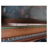 HISTORIC ANTIQUE  3~PANEL MURAL OVER 10 FEET LONG "BLASHFIELD / SIMMONS / WALKER"