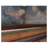 HISTORIC ANTIQUE  3~PANEL MURAL OVER 10 FEET LONG "BLASHFIELD / SIMMONS / WALKER"