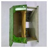 Vintage Lazy-Day Farm Tin Litho Barn Toy Building with Green Roof