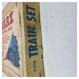 Vintage Marx Electric Train Set with Box, Transformer, Track, and Cars