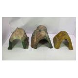 Lot of 3 Vintage Model Train Mountain Tunnel Scenic Landscape Accessories