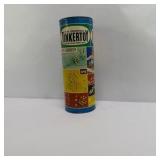 Vintage Tinkertoy Building Set with Tube Container