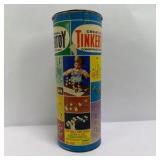Vintage Tinkertoy Junior Engineer Building Set with Tube and Instructions