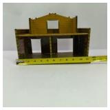 Vintage Tin Litho Pony Express Trading Post Western Building Playset