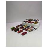 Lot of 27 Die-Cast Toy Cars, Trucks, Vans, and Emergency Vehicles