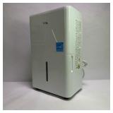 TCL White Portable Dehumidifier with Drain Bucket and Power Cord
