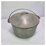 Cast Aluminum Camp Dutch Oven Pot With Lid Bail Handle