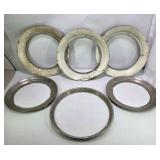 Lot of Vintage Automotive Wheel Trim Rings Beauty Rings and Painted Headlight Bezels
