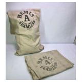 1Lot of Bemis A Seamless Extra Heavy Cloth Seed Sacks 54