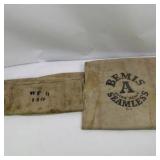 Vintage Bemis A Seamless Extra Heavy Cloth Sack 54