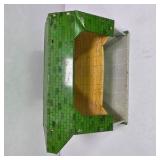 Vintage Lazy-Day Farm Tin Litho Barn Toy Building with Green Roof