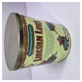Vintage Lincoln Logs Collectible Classic Toy Building Set with Tin