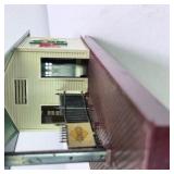 Lionelville Passenger Station Model Train Building with Sunoco Fence