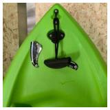 Green Sit-On-Top Kayak with Paddle