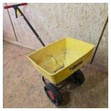 Ortho Yellow Push Lawn and Garden Broadcast Spreader