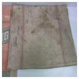 Lot of Vintage Cloth Seed Corn Sacks Krop-King Hybrid Seed Corn Bemis