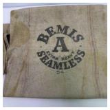 Vintage Bemis A Seamless Extra Heavy Cloth Sack 54