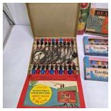 Lot of Vintage Noma Christmas Lights and Tree-Glo Holiday Light Sets